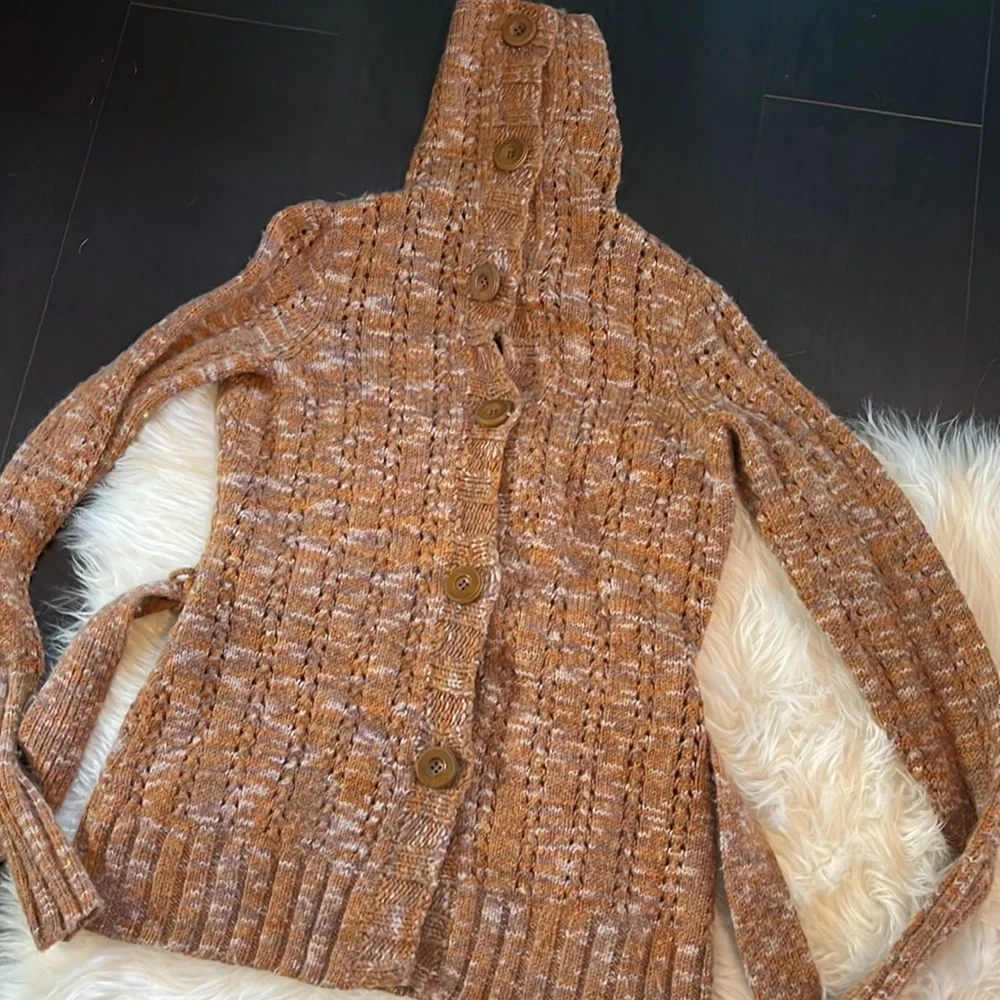 Lucky Brand Wooden Button Cardigan - Picture 7 of 10